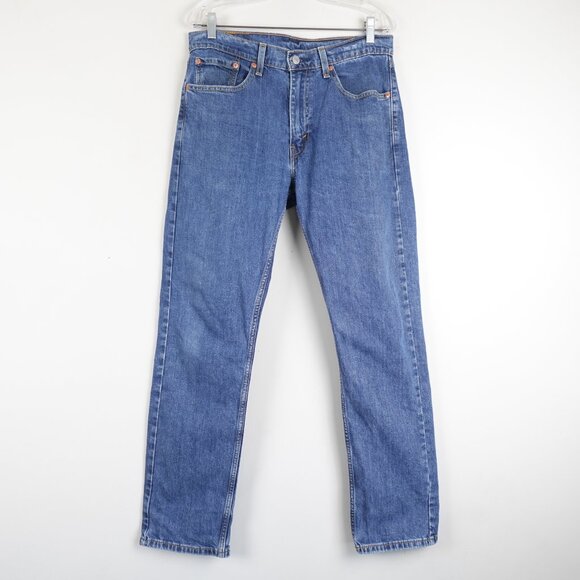 Levi's 505 Jeans Men's 33x31 Straight Leg Stretch Denim - Picture 2 of 11